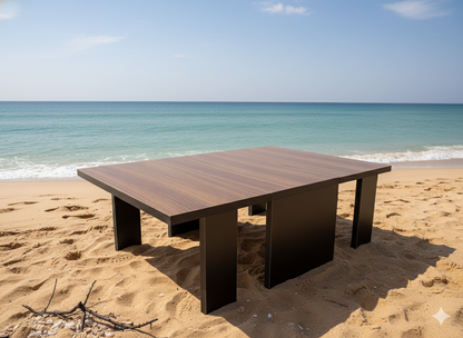 Table basse 2 en 1 avec coffre de rangement – Design moderne