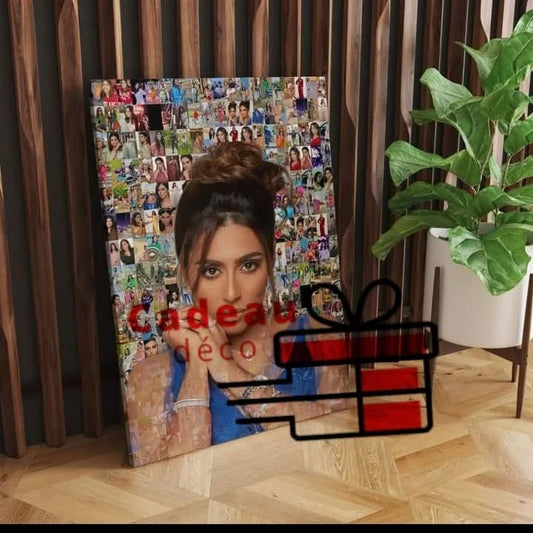 🖼️ Tableau Photo Mosaïque Personnalisé – Transformez Vos Souvenirs en Chef-d’Œuvre Unique